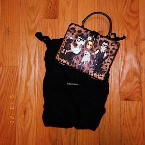 Dolce & Gabbana Leopard Print Box Bag